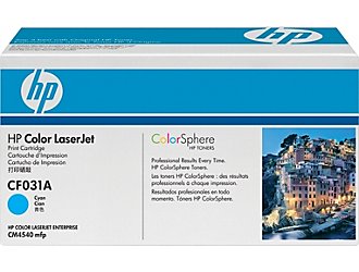 HP CM4540f MFP CF031A x1 Cyan Gen.