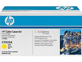 HP CM4540f MFP CF032A x1 Yellow Gen.