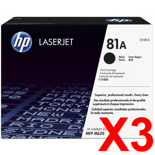 HP Enterprise M604 CF281A x3 Gen.