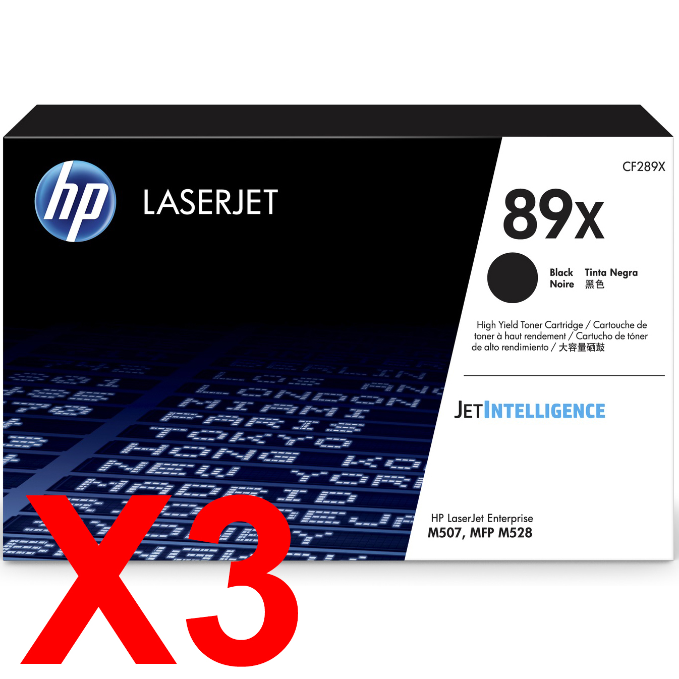 HP Enterprise MFP M528 CF289X x3 Gen.