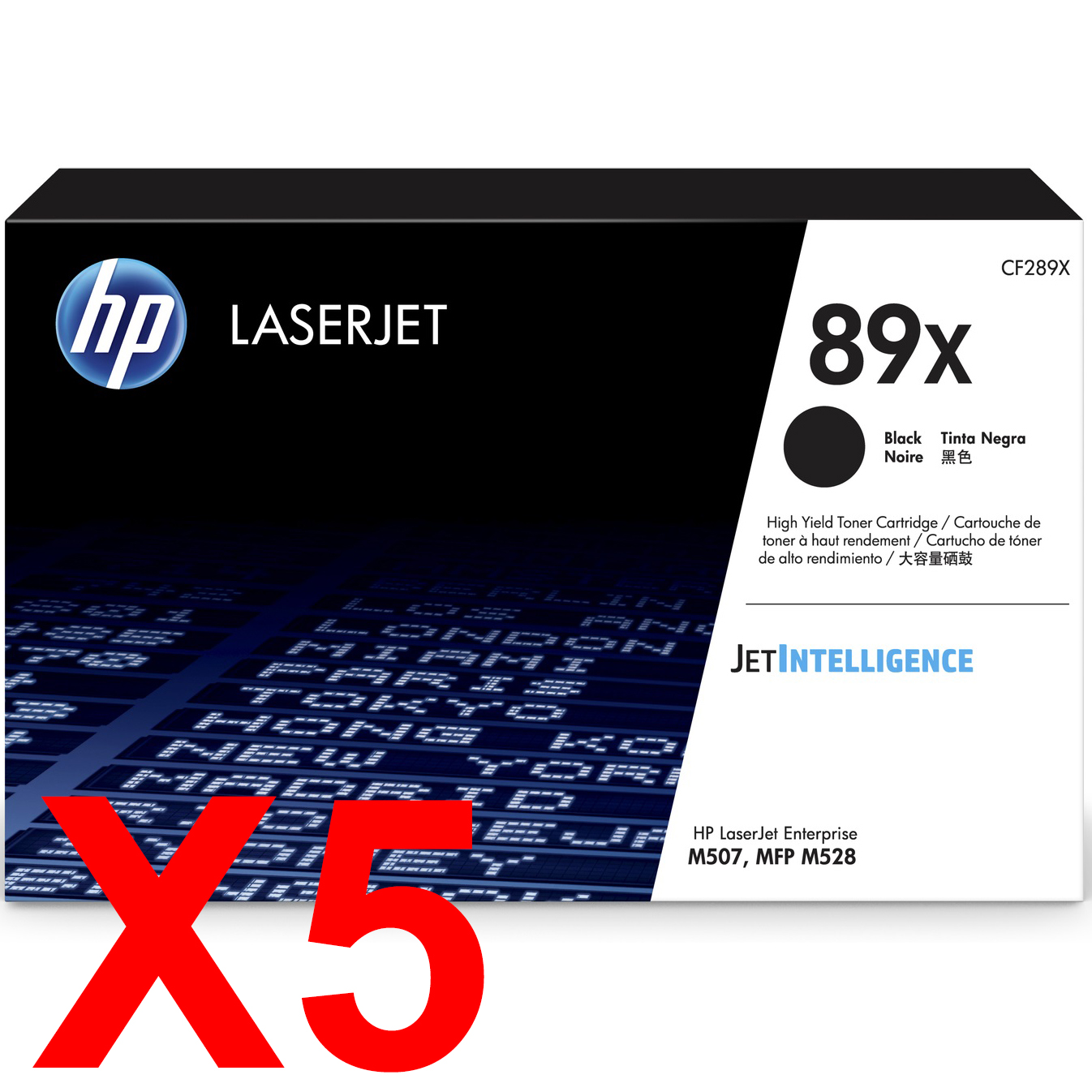 HP Enterprise MFP M528 CF289X x5 Gen.
