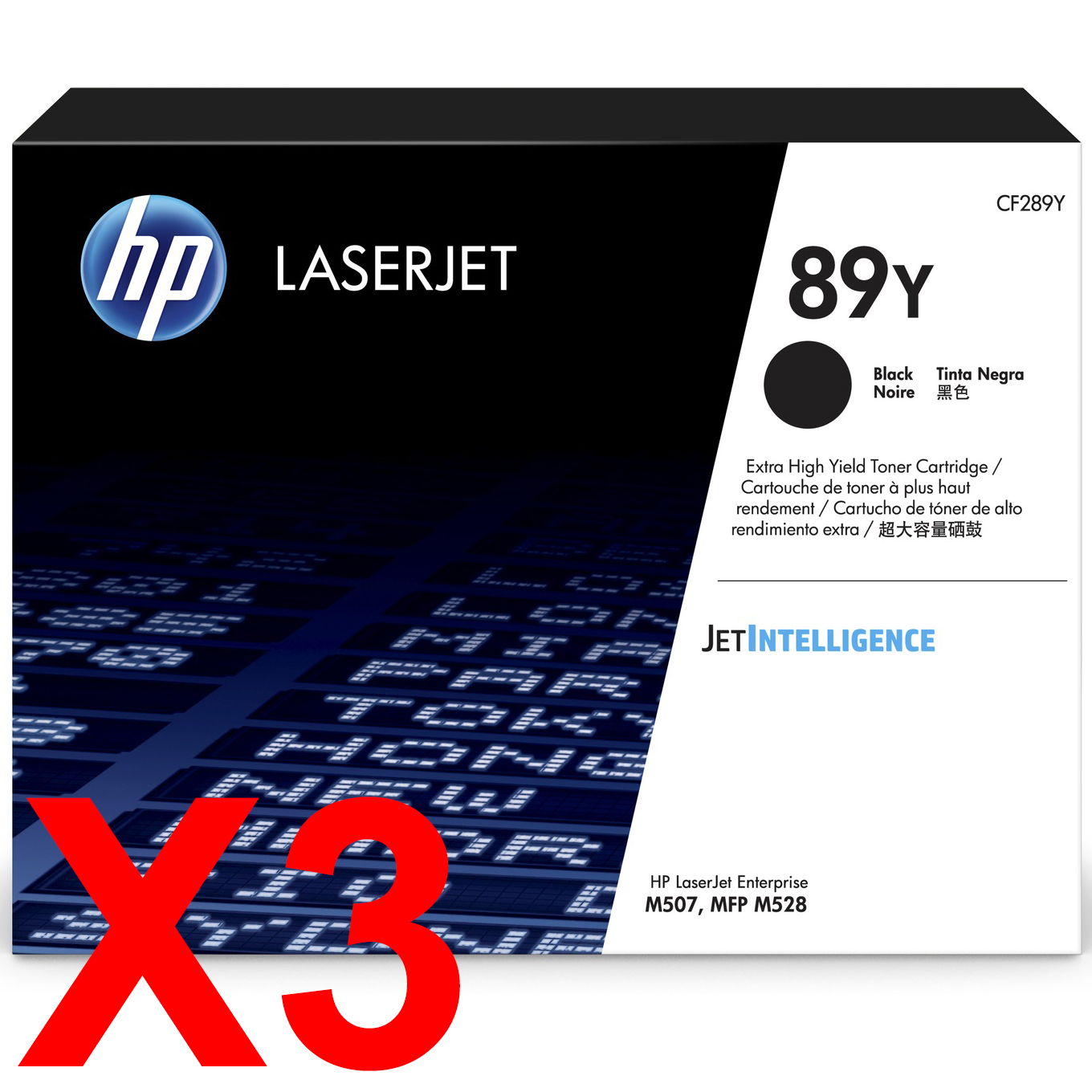HP Enterprise MFP M528 CF289Y x3 Gen.