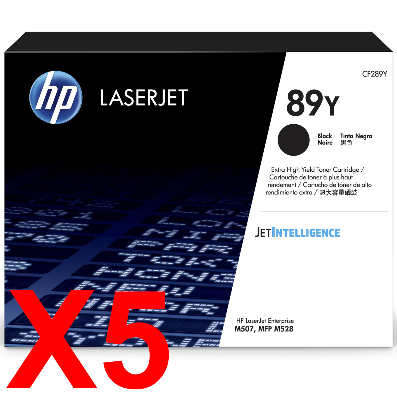 HP Enterprise MFP M528 CF289Y x5 Gen.