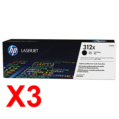 HP Pro MFP M476dn CF380X x3 Black Gen.