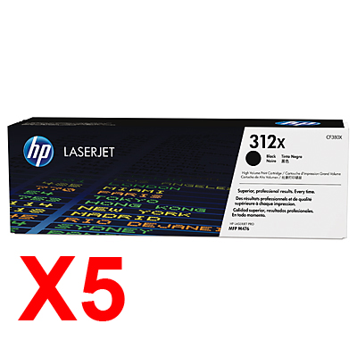 HP Pro MFP M476dn CF380X x5 Black Gen.
