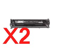 HP CP2025 CC530A x2 Black Comp.