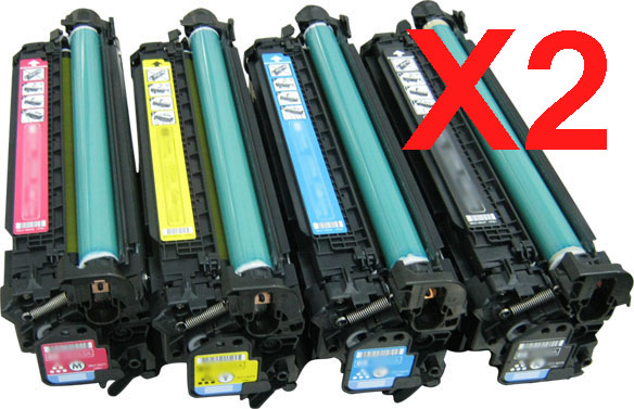 HP CM3530 MFP CE250X x2 Comp.