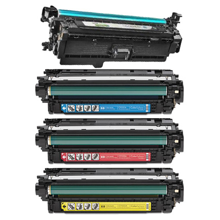 HP CM4540f MFP CE264X x4 Comp.