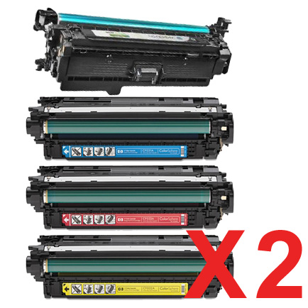 HP CM4540f MFP CE264X x2 Comp.