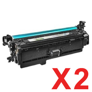 HP CM4540f MFP CE264X x2 Black Comp.