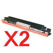HP CP1025 CE310A x2 Black Comp.