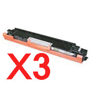 HP CP1025 CE310A x3 Black Comp.