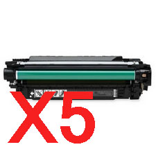 HP Pro 400 color M451dn CE410X x5 Black Comp.