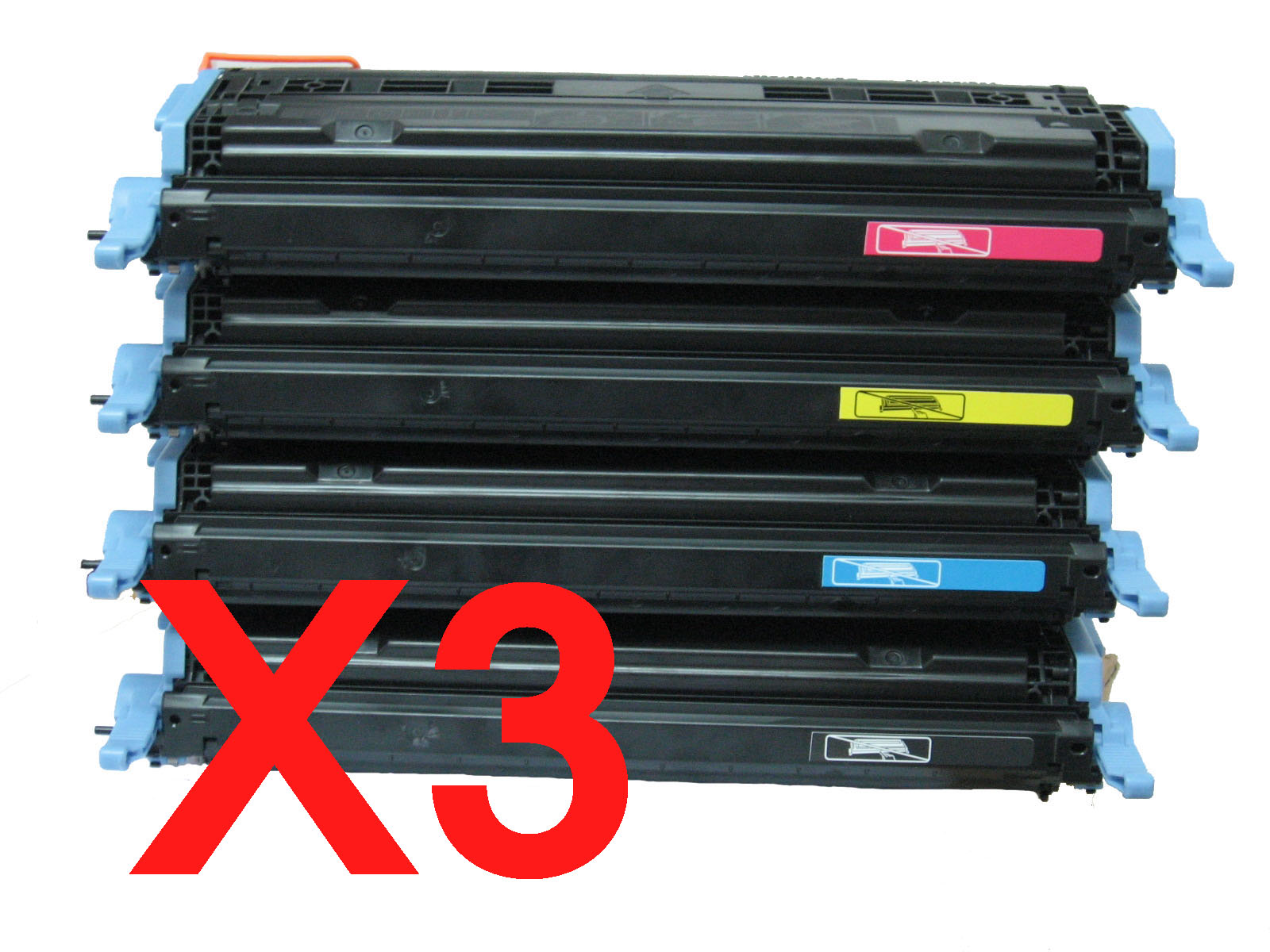 HP CM1015 MFP Q6000A x3 Comp.