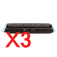 HP CM1015 MFP Q6000A x3 Black Comp.