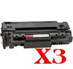 HP P3005 Q7551X x3 Comp.