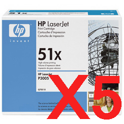 HP P3005 Q7551X x5 Gen.