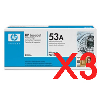 HP P2010 Q7553A x3 Gen.