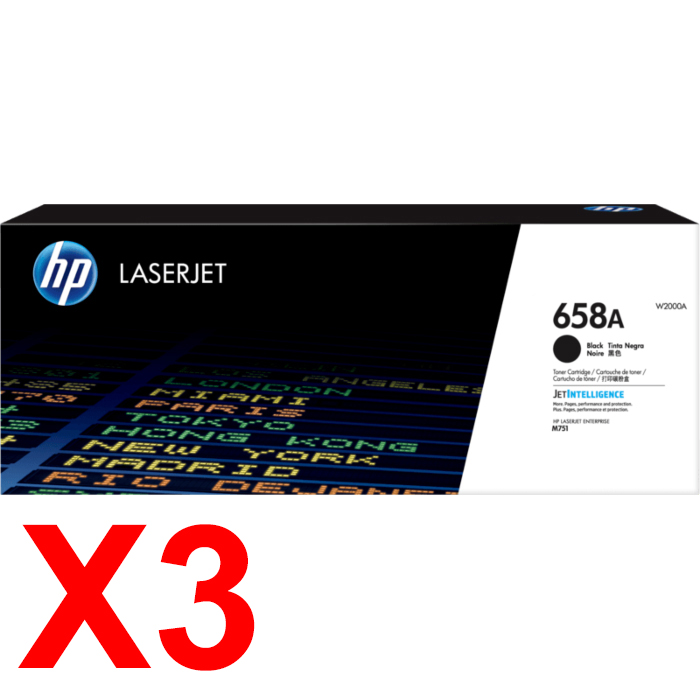 HP Enterprise M751 W2000A x3 Black Gen.
