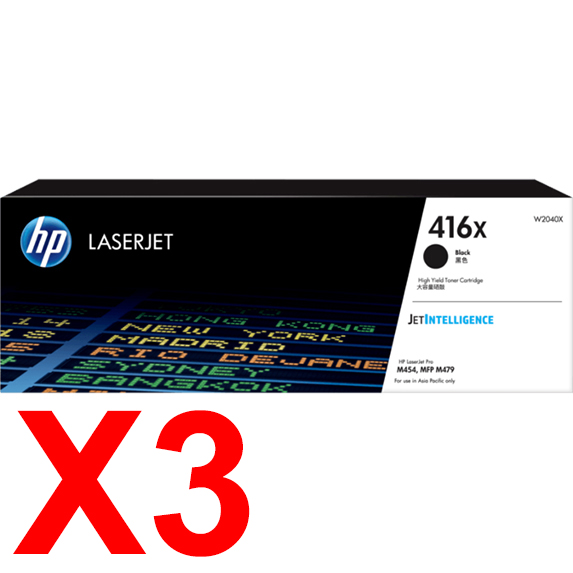 HP Enterprise M455 W2040X x3 Black Gen.
