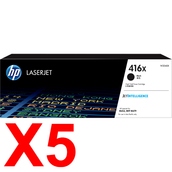 HP Enterprise M455 W2040X x5 Black Gen.
