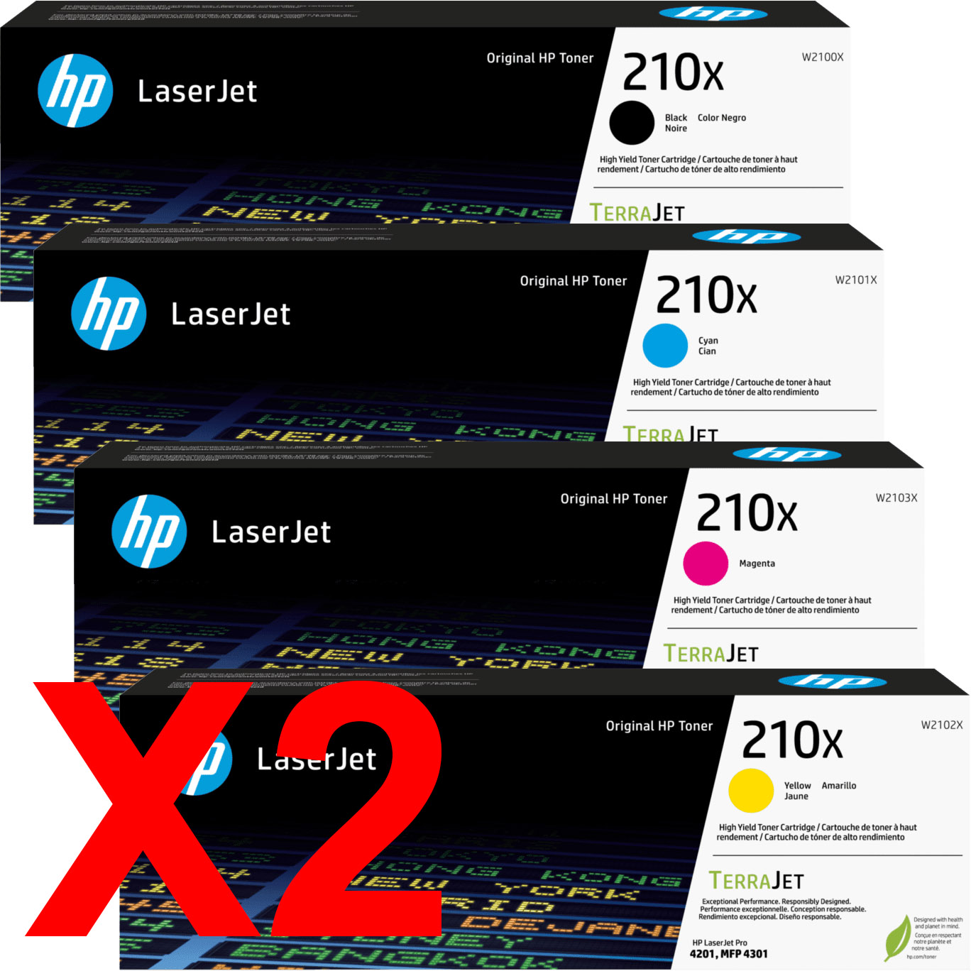 HP Pro 4201 W2100X x2 Gen.