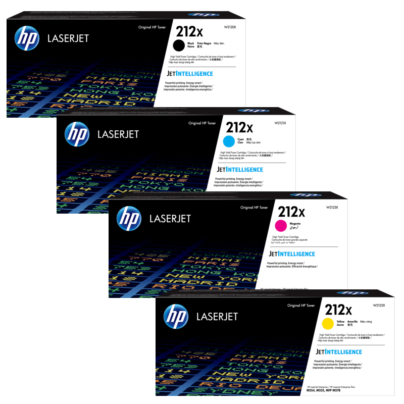 HP Enterprise M554 W2120X x4 Gen.