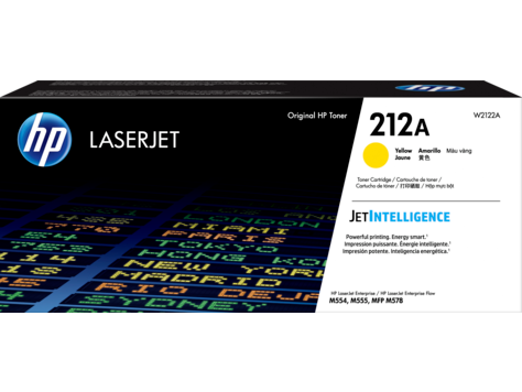 HP Enterprise M554 W2122A x1 Yellow Gen.