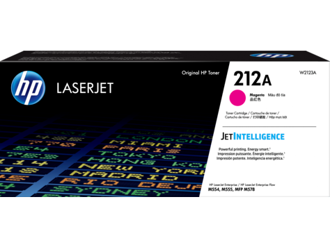 HP Enterprise M554 W2123A x1 Magenta Gen.