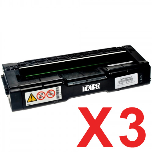 Kyocera FSC1020MFP FS-C1020MFP x3 Black Comp.