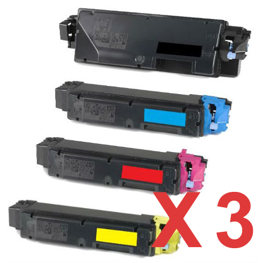 Kyocera P7040CDN TK-5164 x3 Comp.