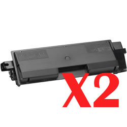 Kyocera FSC5150DN FS-C5150DN x2 Black Comp.