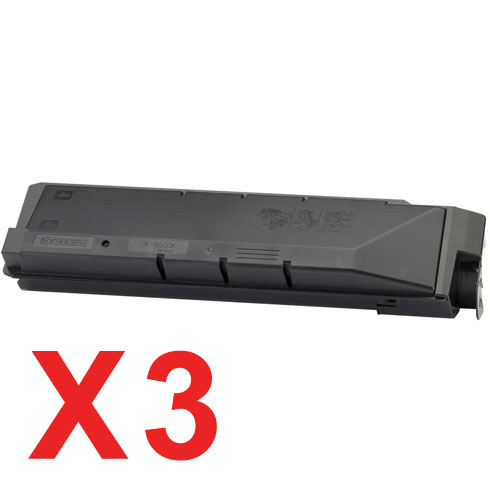 Kyocera FSC8650DN FS-C8650DN x3 Black Comp.