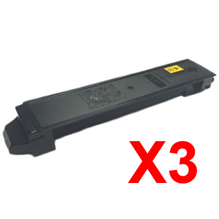 Kyocera FSC8020MFP FS-C8020MFP x3 Black Comp.