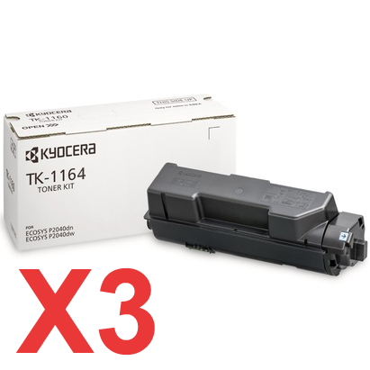 Kyocera P2040DW TK-1164 x3 Gen.
