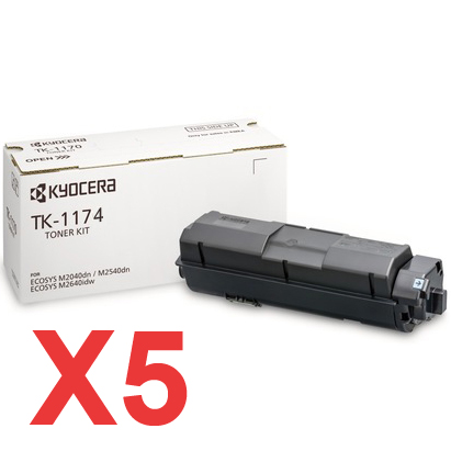 Kyocera M2040DN TK-1174 x5 Gen.