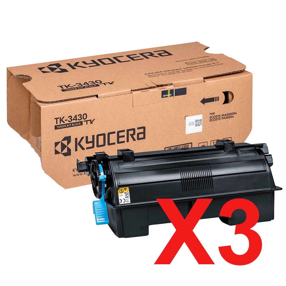 Kyocera PA5500x TK-3434 x3 Gen.