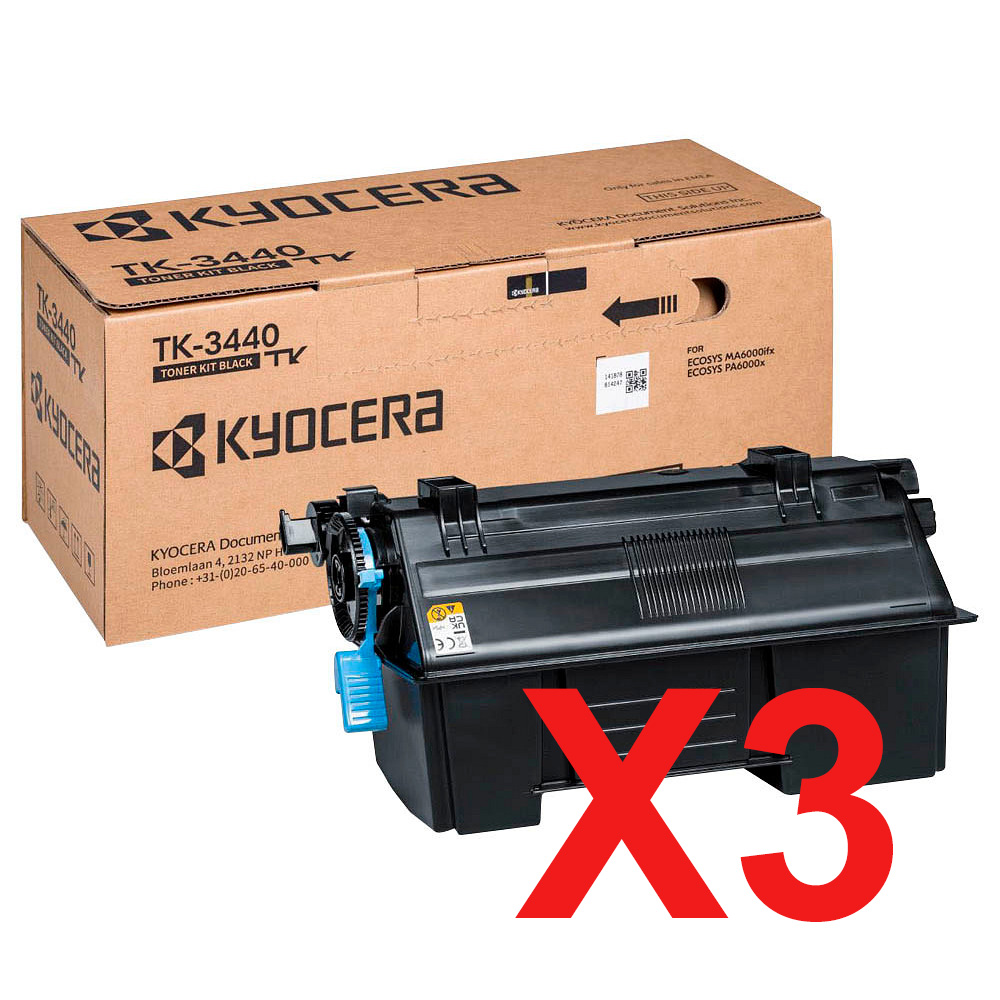 Kyocera MA6000ifx TK-3444 x3 Gen.