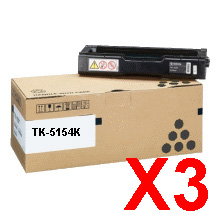 Kyocera M6530CDN TK-5144K x3 Black Gen.