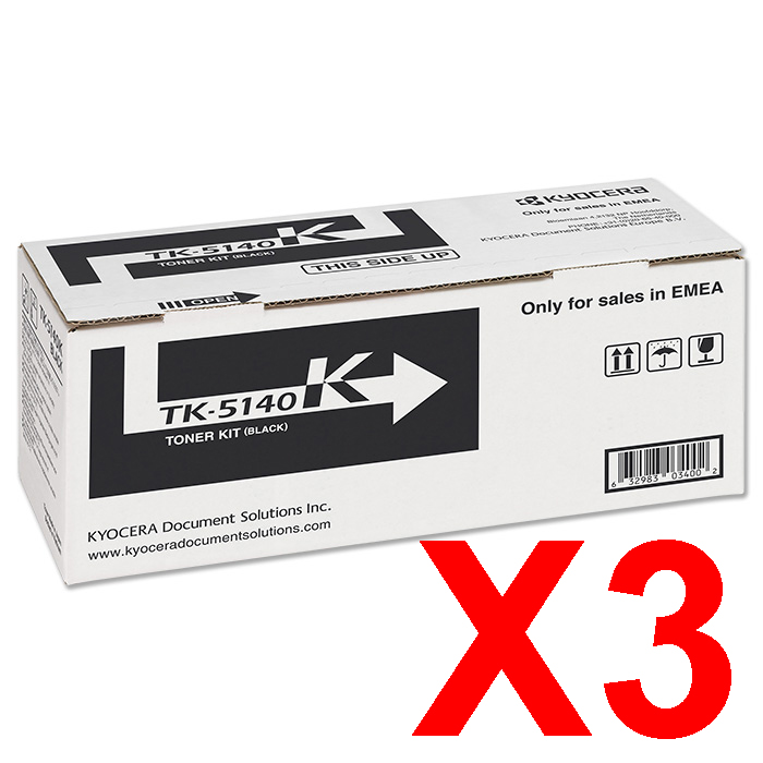 Kyocera P7040CDN TK-5164K x3 Black Gen.