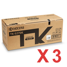 Kyocera P6230CDN TK-5274K x3 Black Gen.