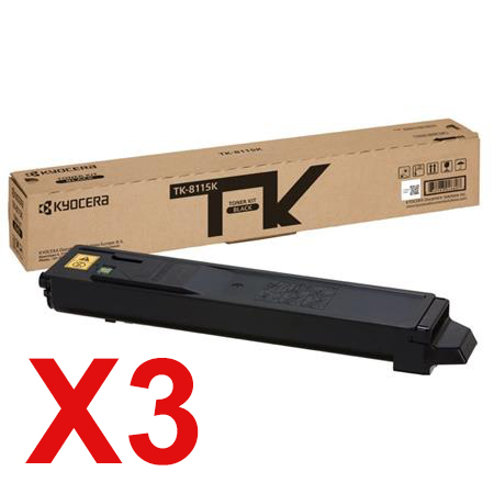 Kyocera TASKalfa 408ci TASKAlfa-408ci x3 Black Gen.