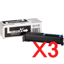 Kyocera FSC5200DN FS-C5200DN x3 Black Gen.