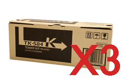 Kyocera FSC5150DN FS-C5150DN x3 Black Gen.