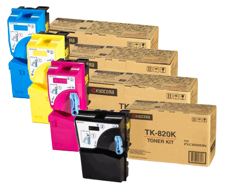 Kyocera FSC8100DN FS-C8100DN x4 Gen.