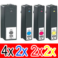 Lexmark Pro115 (4BK,2C,2M,2Y) x10 High Yield Comp.