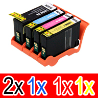 Lexmark S515 (2BK,1C,1M,1Y) x5 High Yield Comp.