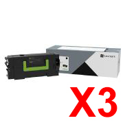 Lexmark MX826 58D6X0E x3 Extra High Yield Gen.