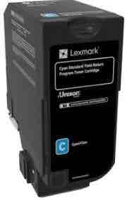 Lexmark CS725 74C6SC x1 Cyan Standard Yield Gen.