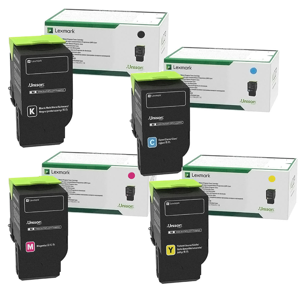 Lexmark CS531 75M10K/C/M/Y x4 Gen.